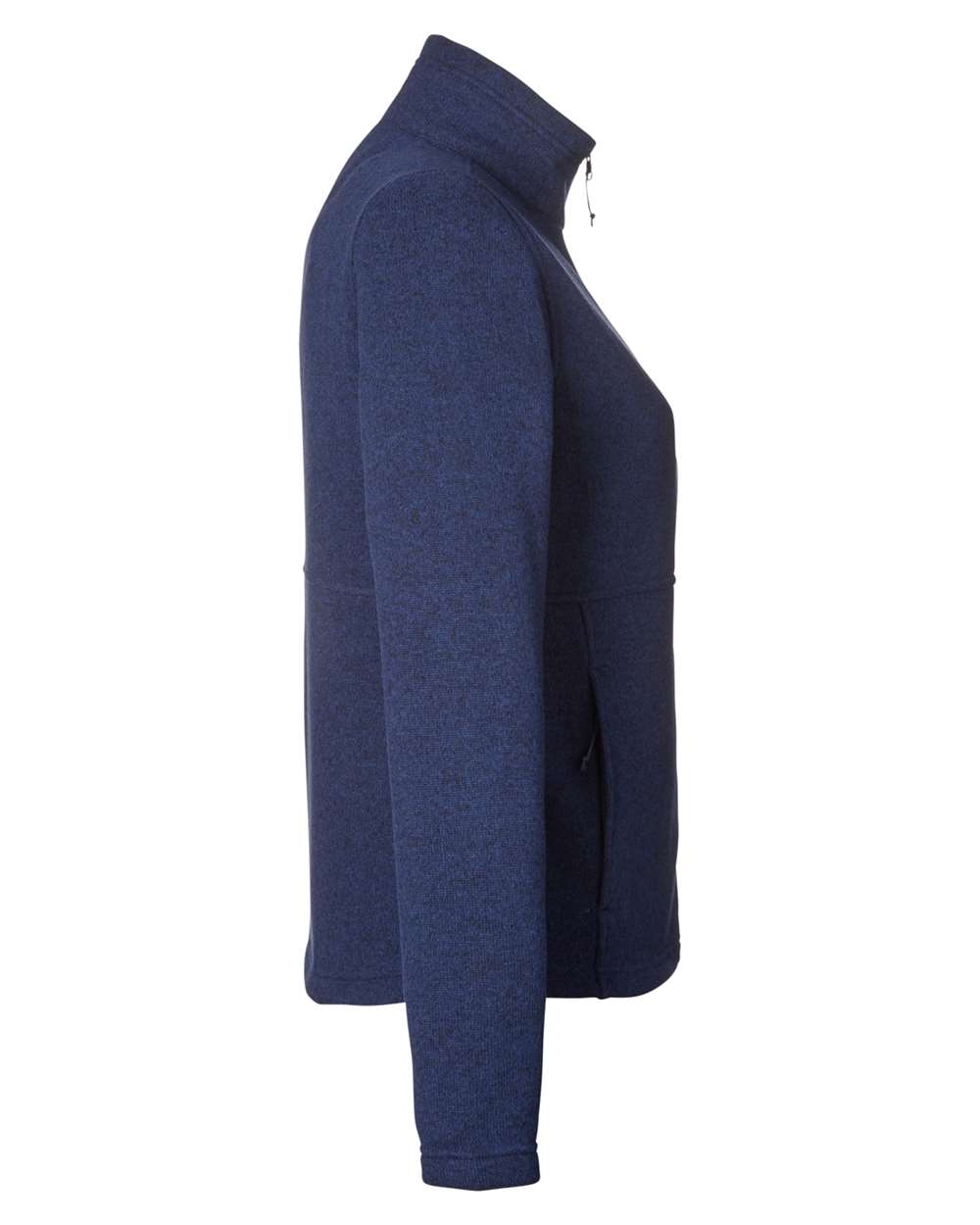 Left View of Arctic Navy Women's Dropline Jacket - M13223