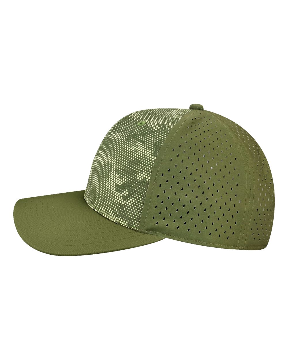 Left View of Army Camo Dots Reclaim Mid-Pro Adjustable Cap - REMPA