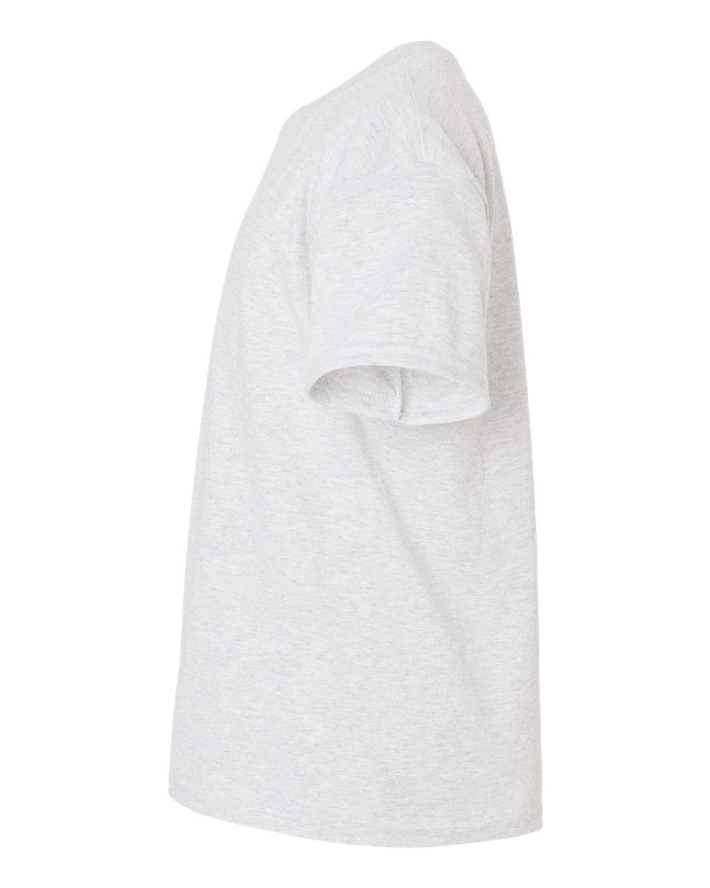 Left View of Ash DryBlend® Youth T-Shirt - 8000B