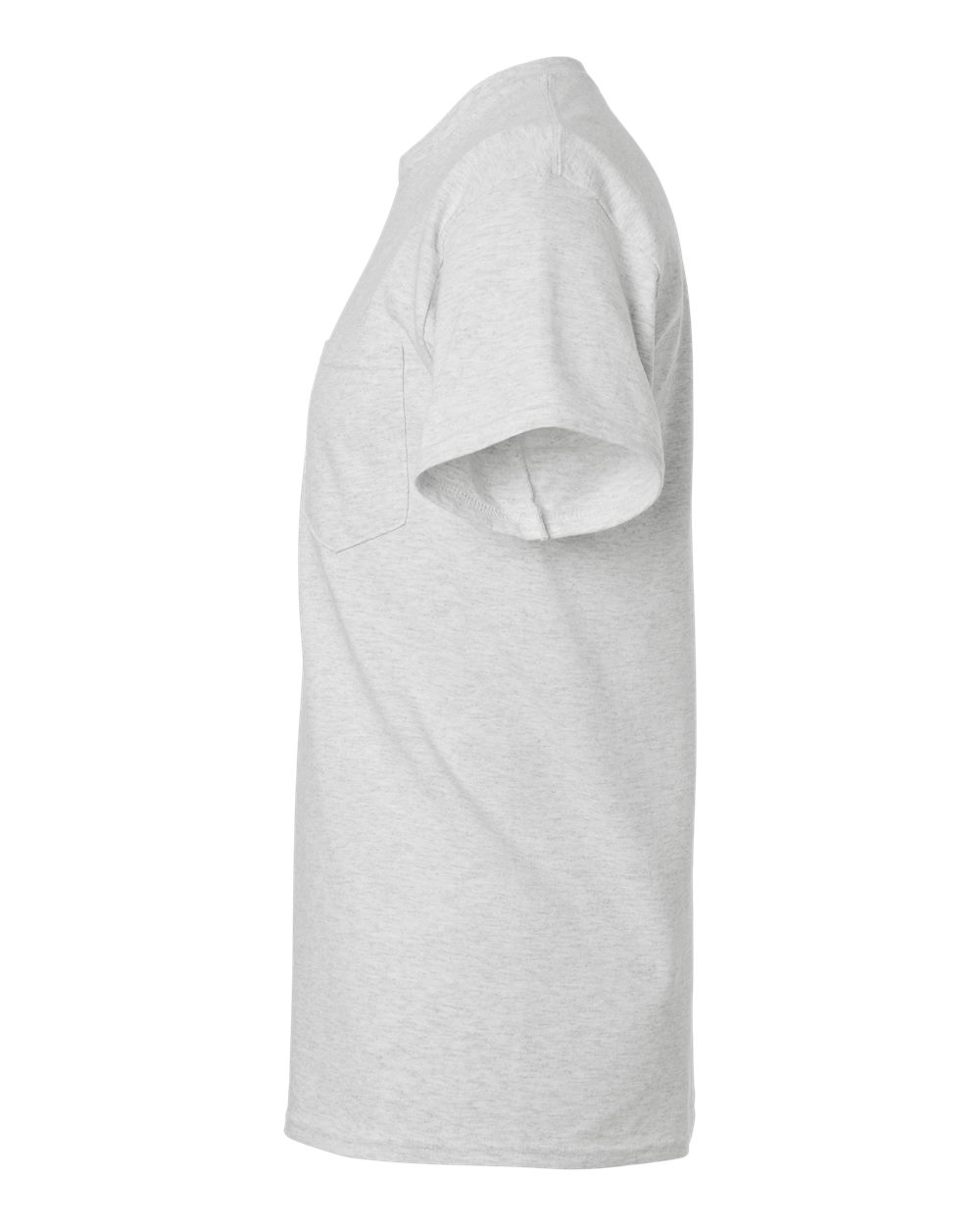 Left View of Ash Ultra Cotton® Pocket T-Shirt - 2300
