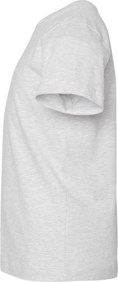 Left View of Ash Youth Fine Jersey Tee - 6101