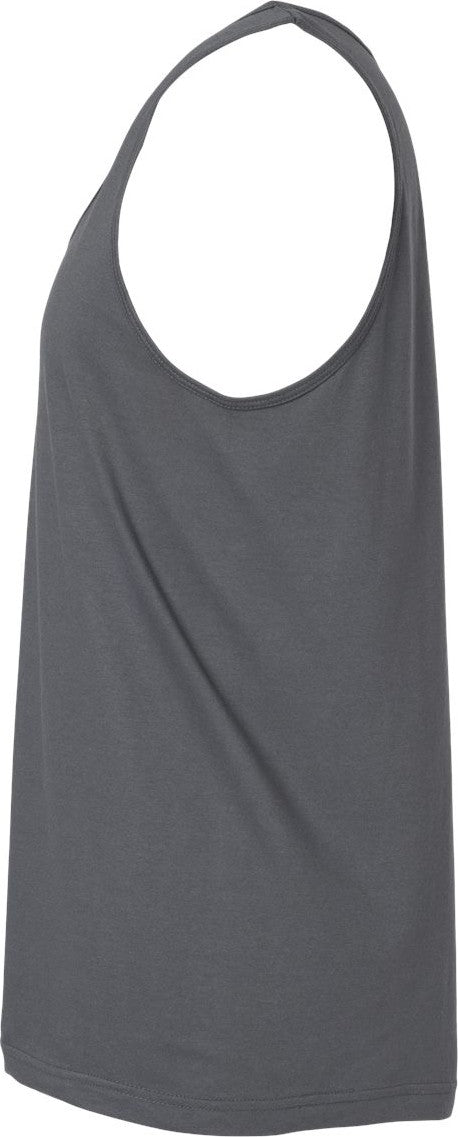 Left View of Asphalt Fine Jersey Tank - 2408