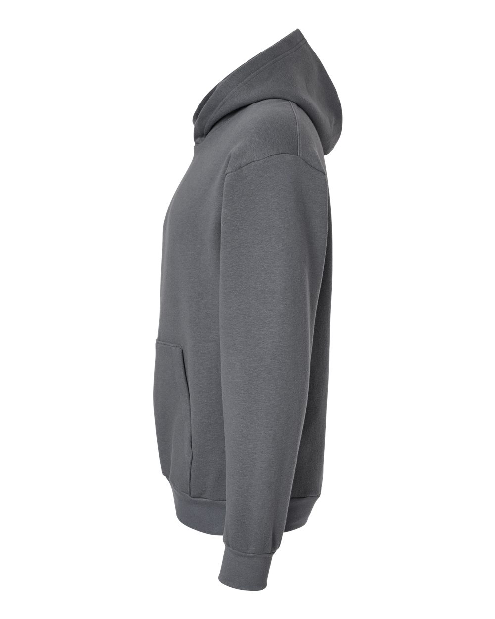 Left View of Asphalt ReFlex Fleece Hoodie - RF498