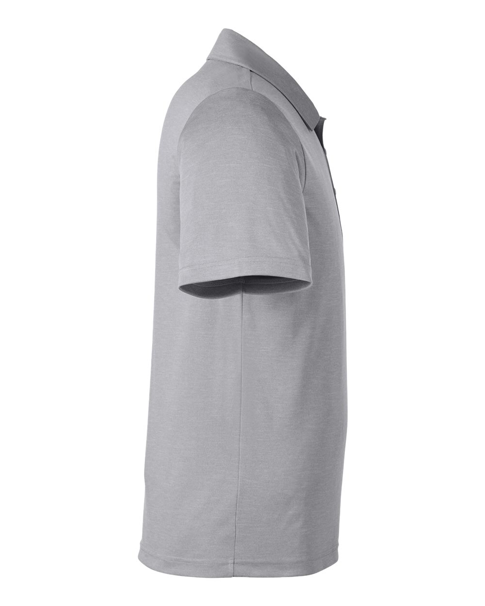 Left View of Athletic Heather Men's Zone Sonic Heather Performance Polo - TT51H