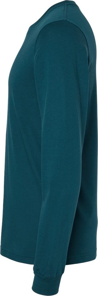 Left View of Atlantic Jersey Long Sleeve Tee - 3501
