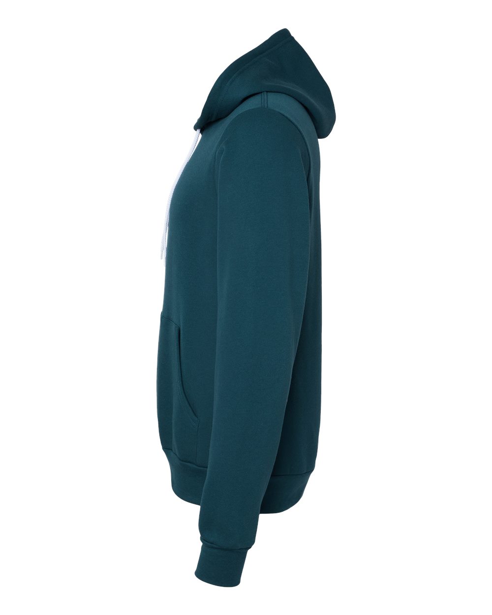 Left View of Atlantic Sponge Fleece Hoodie - 3719