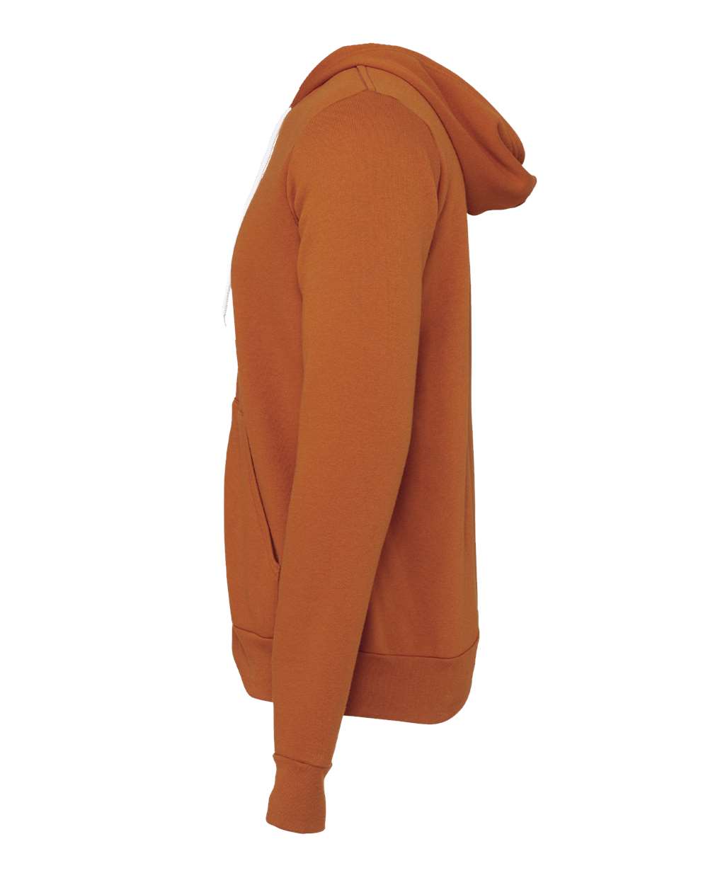 Left View of Autumn Sponge Fleece Full-Zip Hoodie - 3739