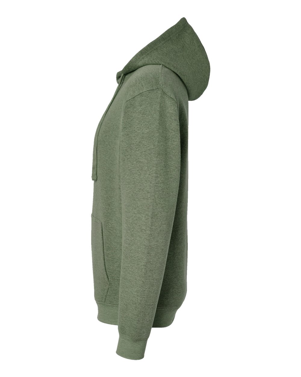 Left View of Bamboo Blackout Elevated Fleece Basic Hoodie - 6926
