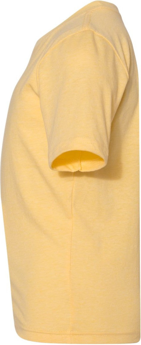 Left View of Banana Cream Youth CVC T-Shirt - 3312