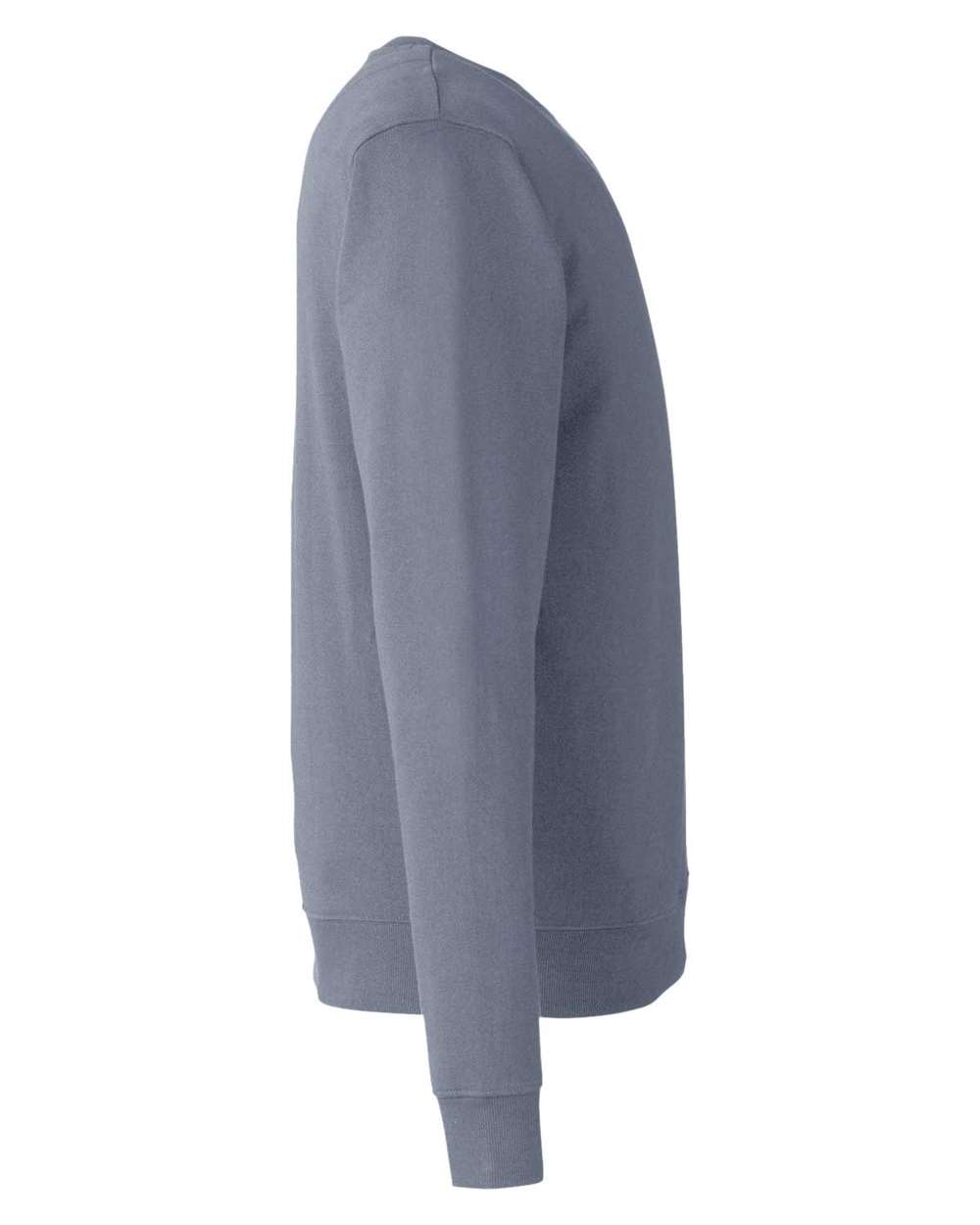 Rear View of Basalt Grey Reclaimist Crewneck Sweatshirt - EC5305