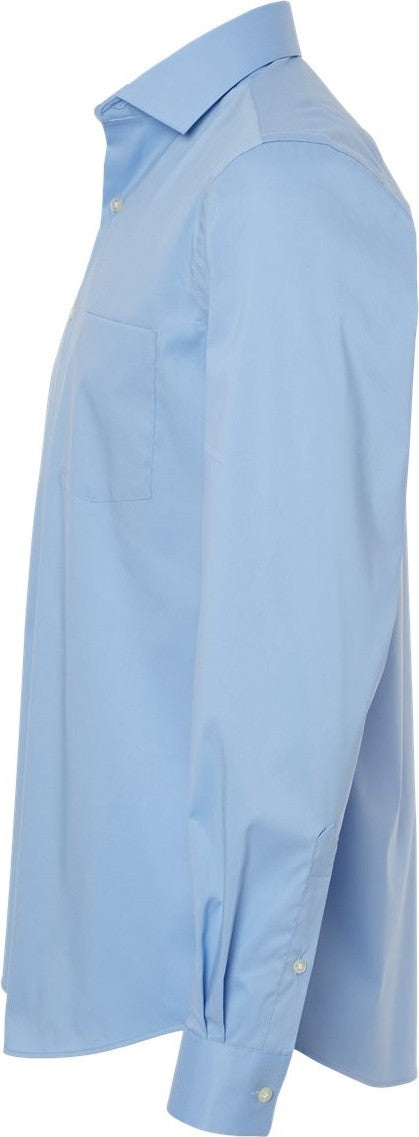 Left View of Bel Air Blue Stainshield Essential Shirt - 13V0476