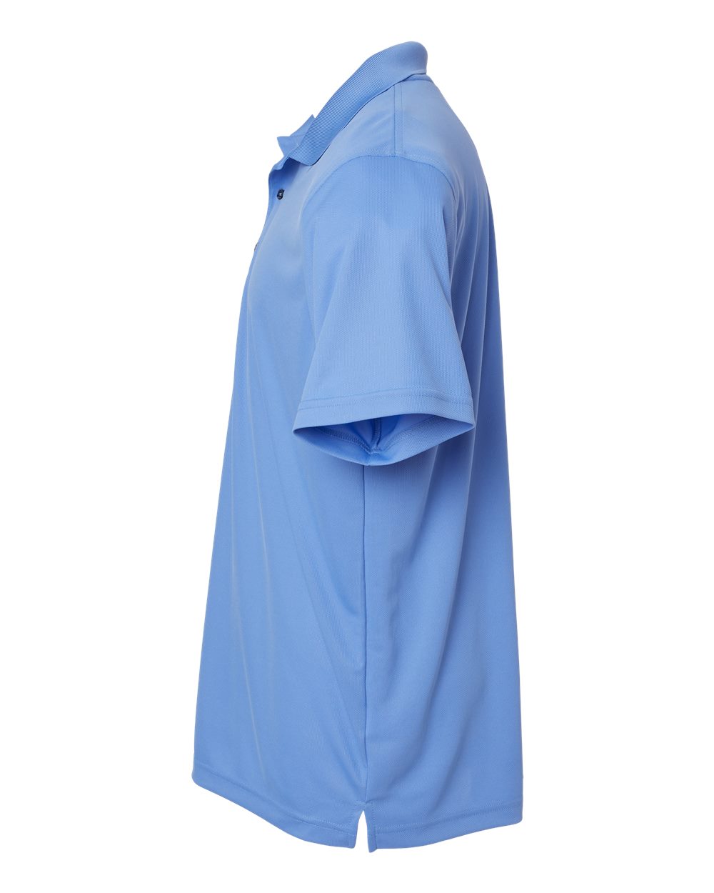 Left View of Bimini Blue Saratoga Performance Mini Mesh Polo - 100