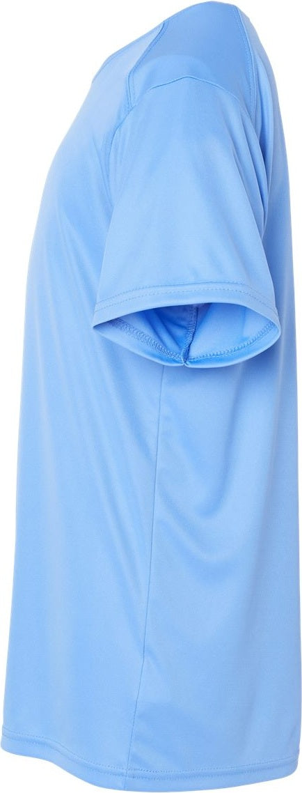 Left View of Bimini Blue Youth Islander Performance T-Shirt - 208Y