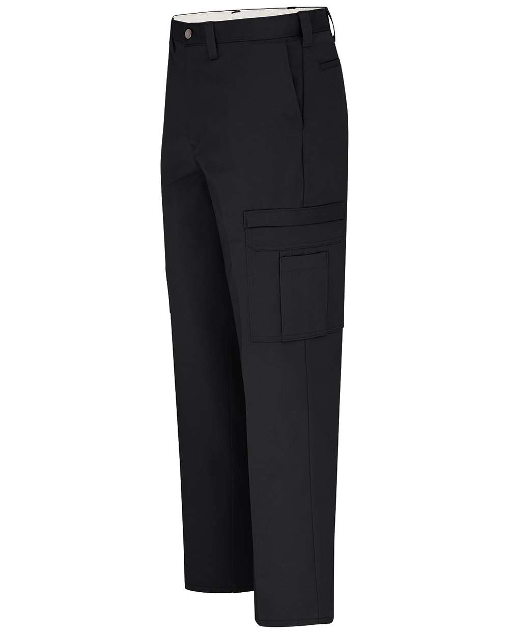 Left View of Black - 34I Premium Industrial Cargo Pants - LP72