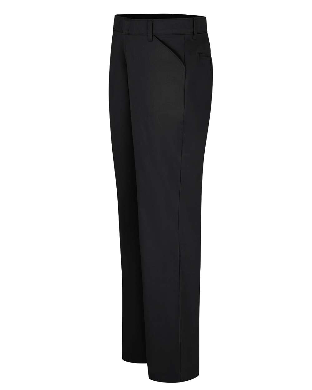 Left View of Black - 34I Women's Stretch Twill Pants - FP31