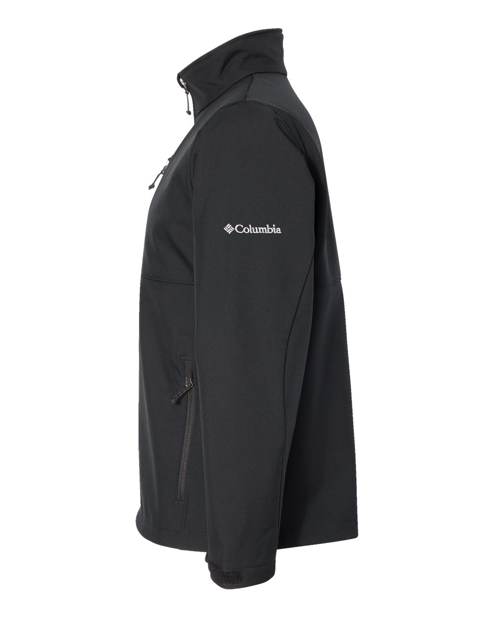Left View of Black Ascender™ Soft Shell Jacket - 212483