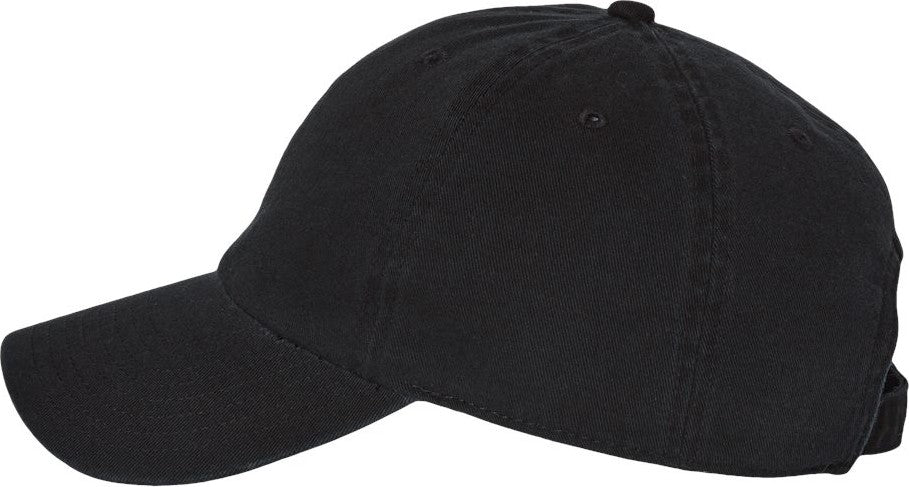 Left View of Black Clean Up Cap - 4700