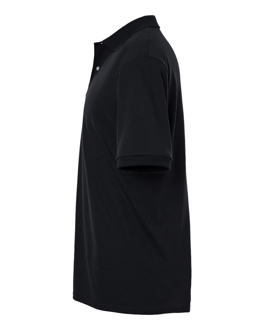 Left View of Black Dri-Power® Polo - 437R