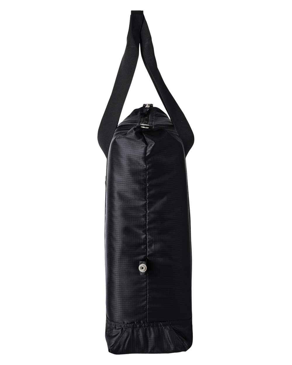 Left View of Black Getaway Duffel - BE279