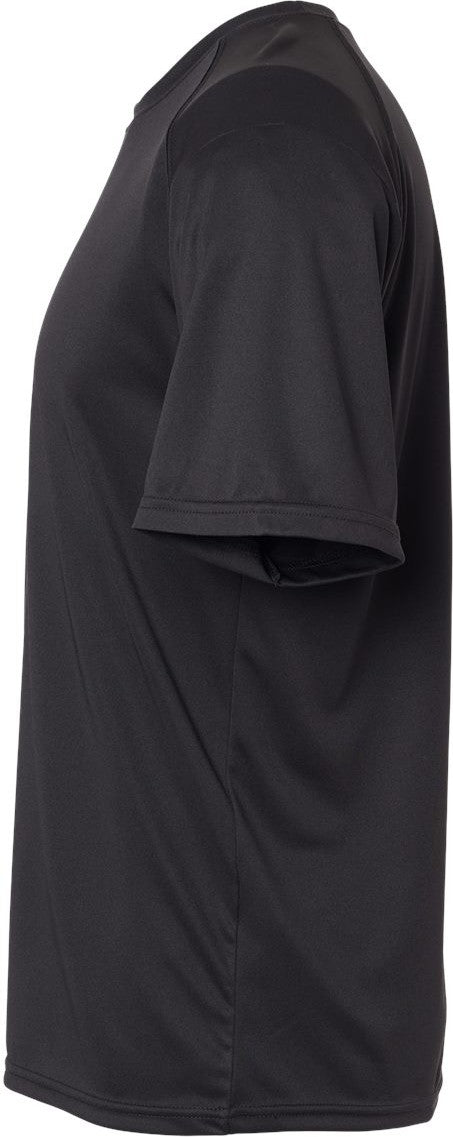 Left View of Black Islander Performance T-Shirt - 200