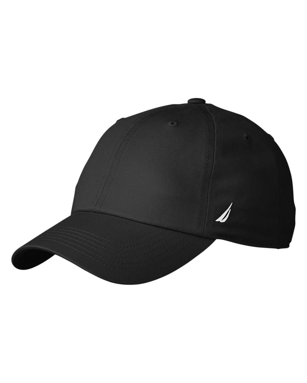 Left View of Black J-Class Baseball Cap - N17606