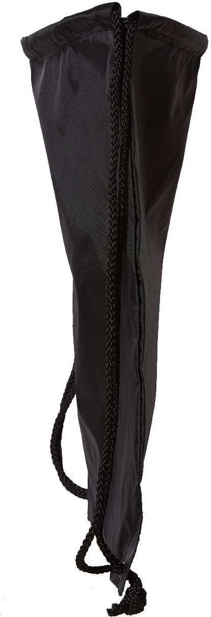 Left View of Black Large Drawstring Pack with DUROcord - 8882