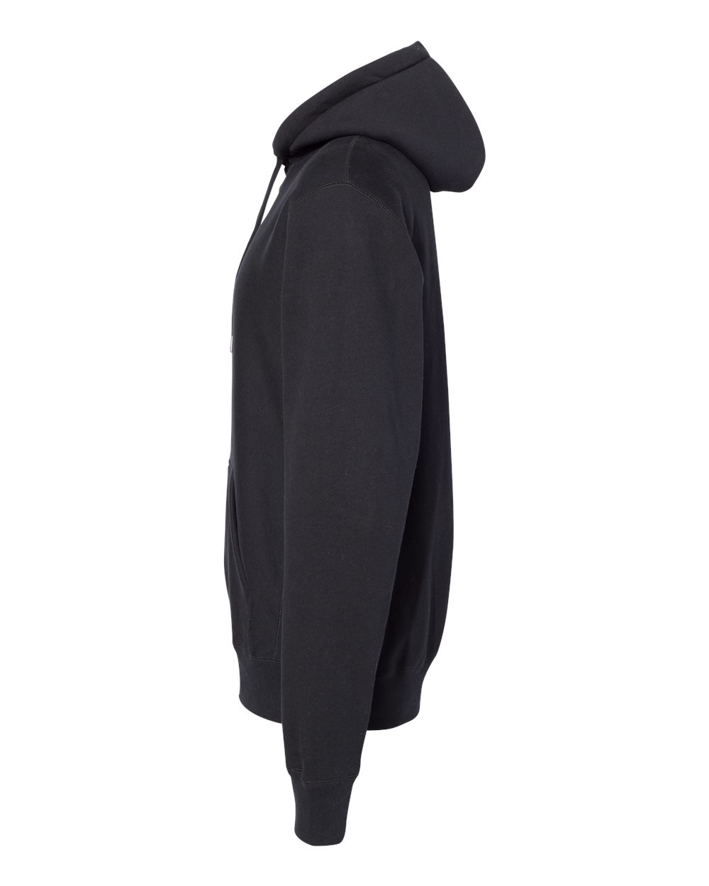 Left View of Black Legend - Premium Heavyweight Cross-Grain Hooded Sweatshirt - IND5000P