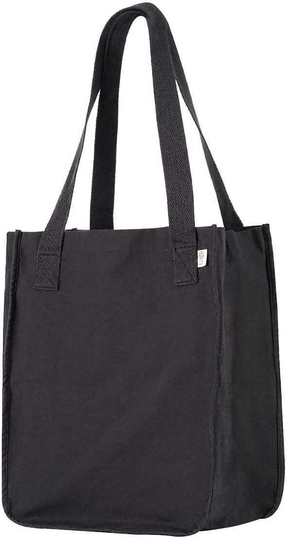 Left View of Black Market Tote - EC8040