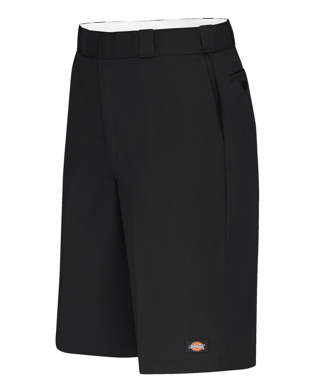 Left View of Black Multi-Pocket Work Shorts - Extended Sizes - 4228EXT