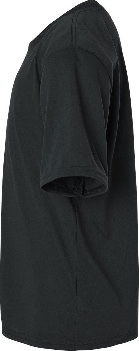 Left View of Black Performance® Youth T-Shirt - 42000B