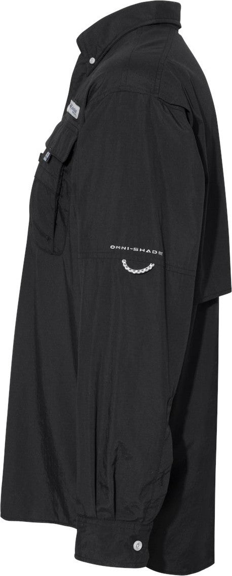 Left View of Black PFG Bahama™ II Shirt - 212463