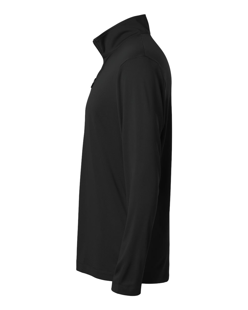 Left View of Black Pro-Lock Performance Quarter-Zip Pullover - 41870