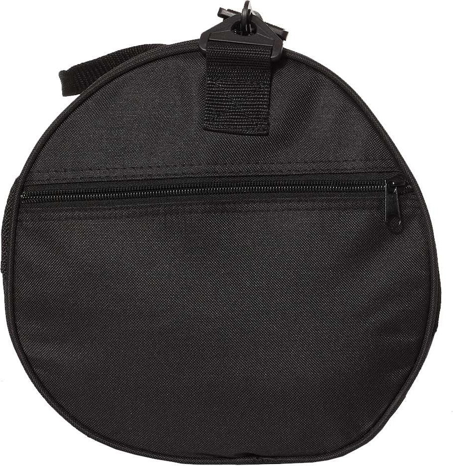 Left View of Black Recycled 18” Small Duffel Bag - 8805