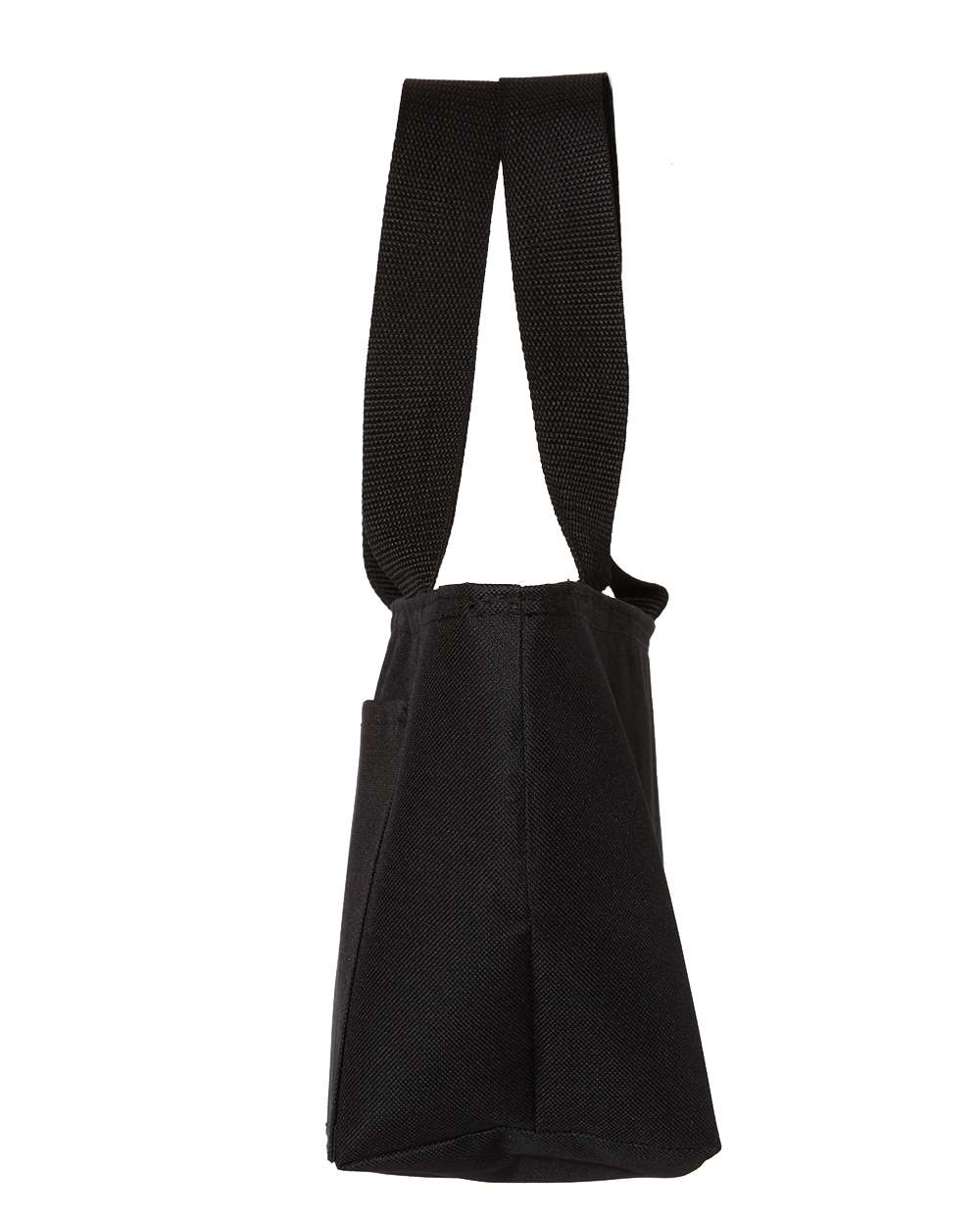 Left View of Black Recycled Cooler Bag - 8808