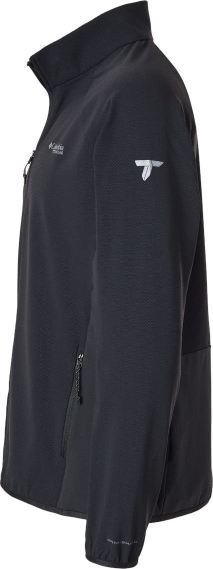 Left View of Black Spectre Ridge™ II Tech Fleece Full-Zip Jacket - 209751