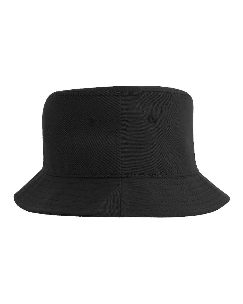 Left View of Black Sustainable Bucket Hat - GEO
