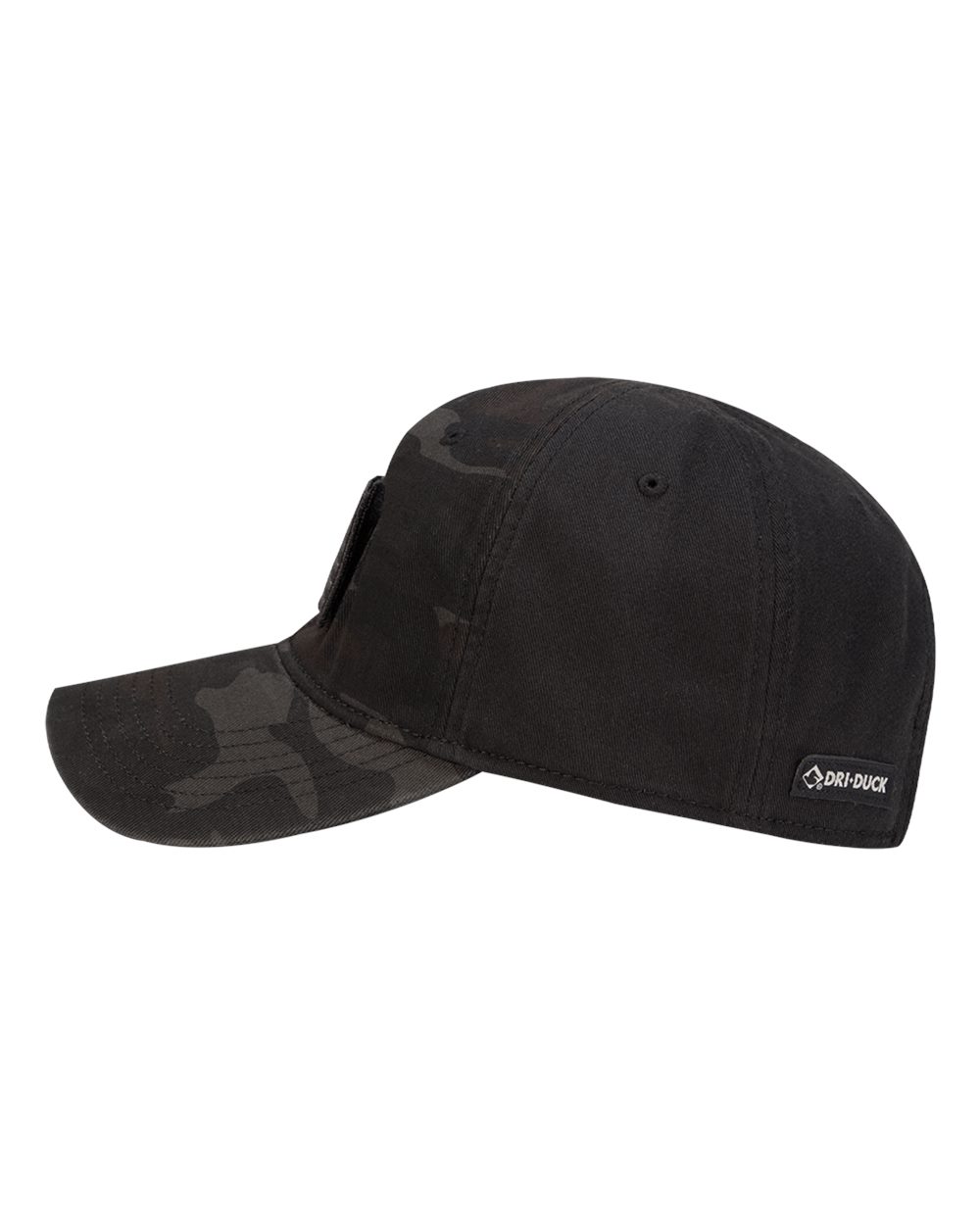 Left View of Black Tactical Cap - 3353