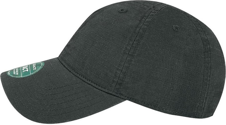 Left View of Black Tacticool Cap - TACT