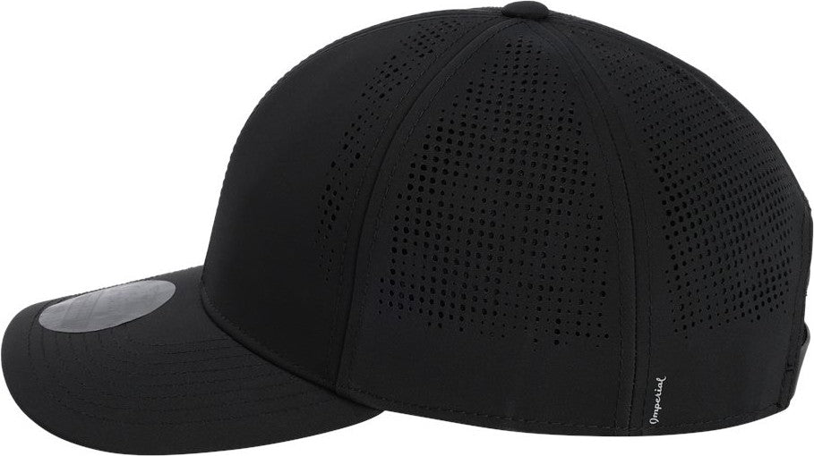 Left View of Black The Alpha Cap - S1502