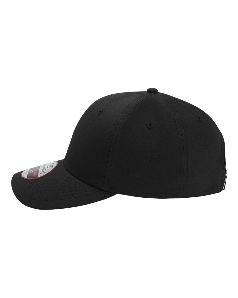 Left View of Black The Independent Cap - 7054N