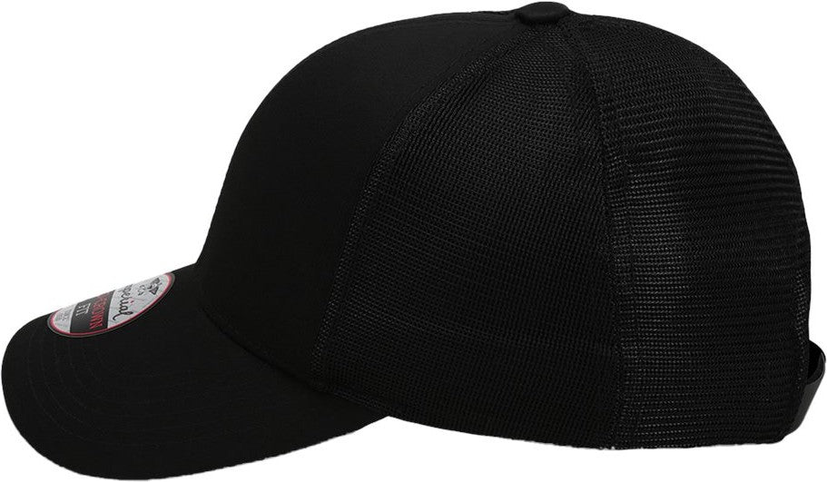 Left View of Black The Whitaker Mesh Cap - 1988M