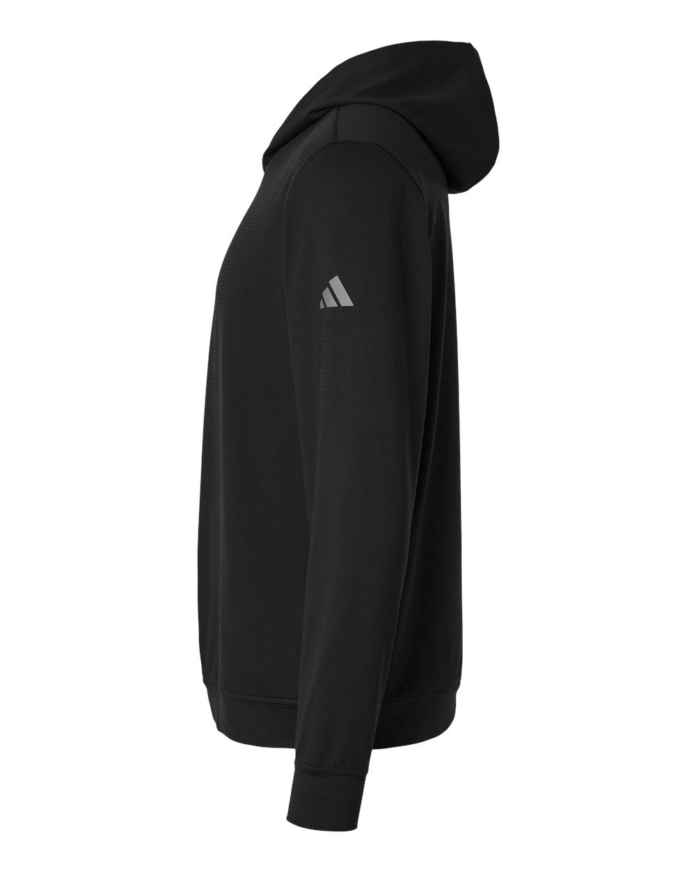 Left View of Black Ultimate Elevated Hoodie - A2009
