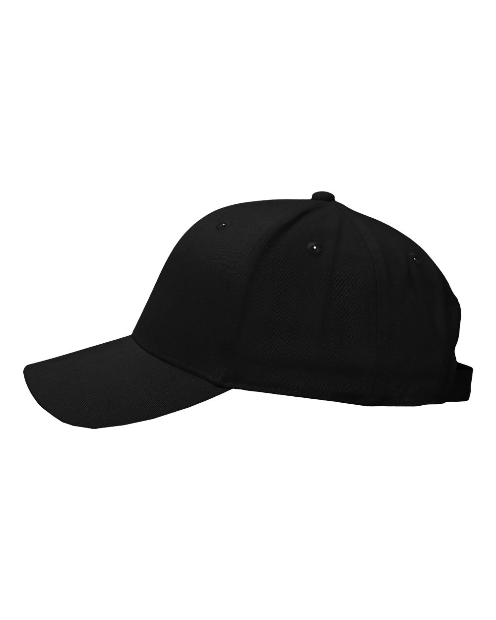 Left View of Black/ USA USA Flag Cap - AM350