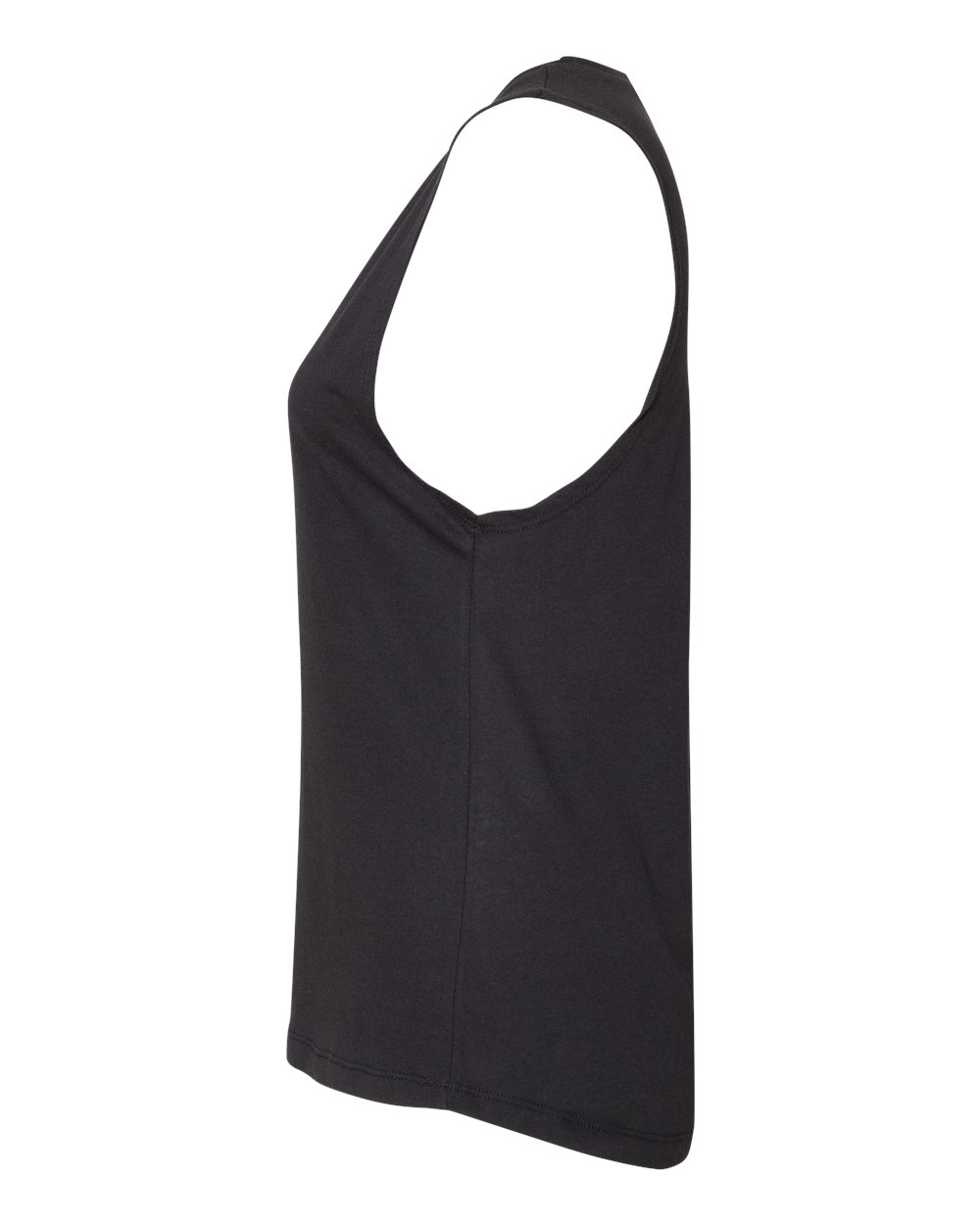 Left View of Black Women’s Festival Muscle Tank - 5013