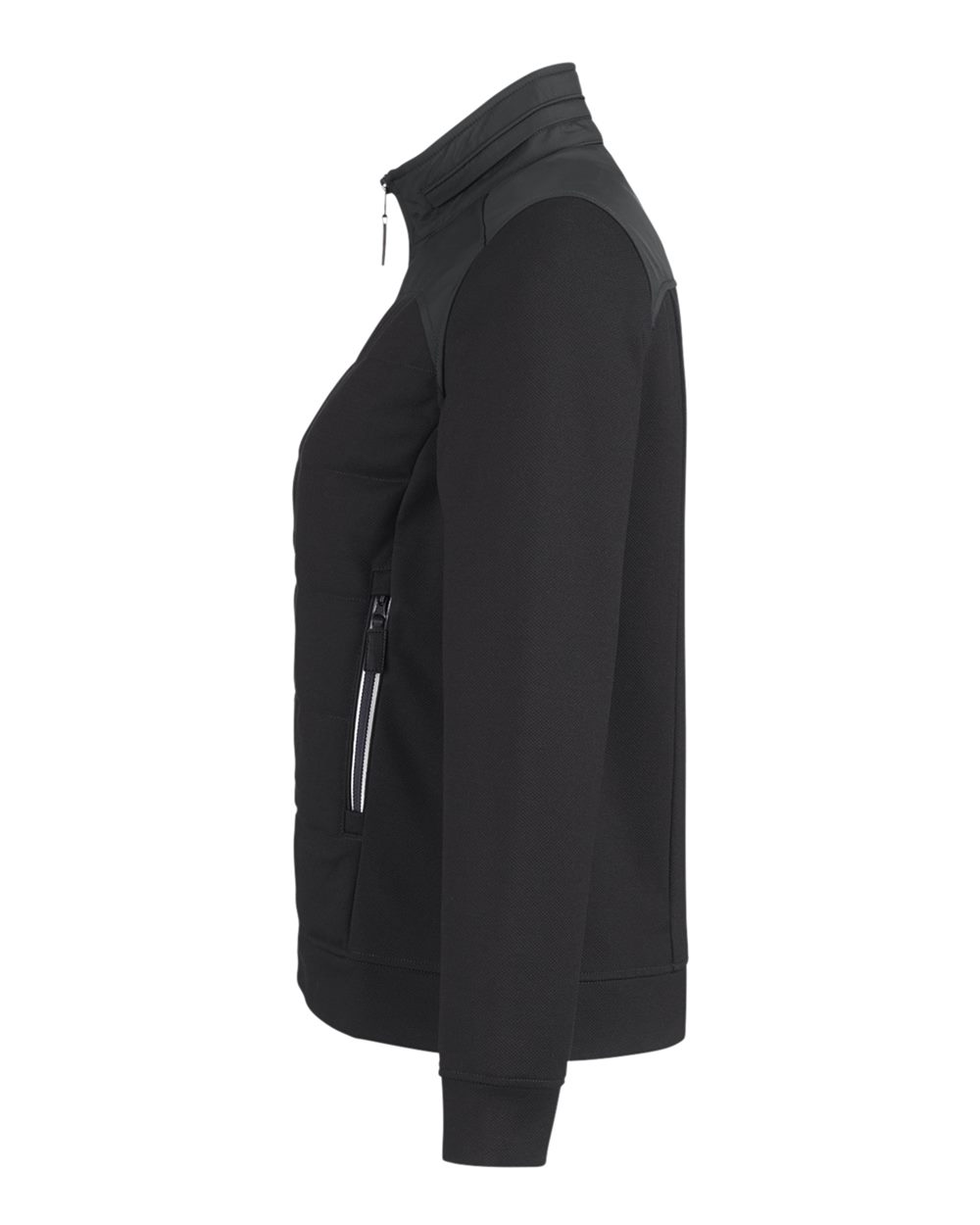 Left View of Black Women's New Classics® Club Jacket - DG71W