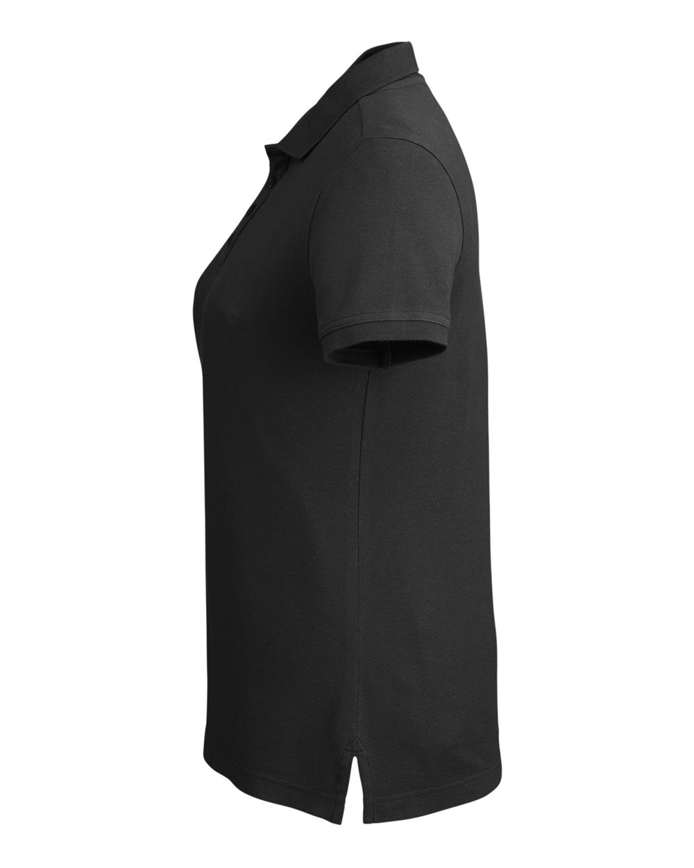 Left View of Black Women's New Classics® Performance Polo - DG100W