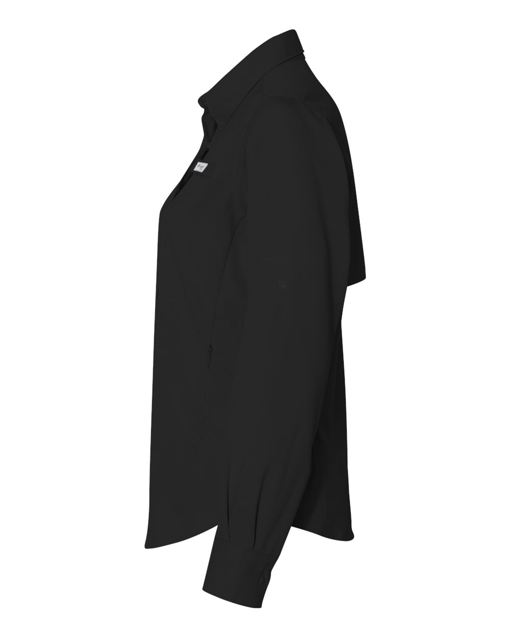 Left View of Black Women's PFG Tamiami™ II Shirt - 212465