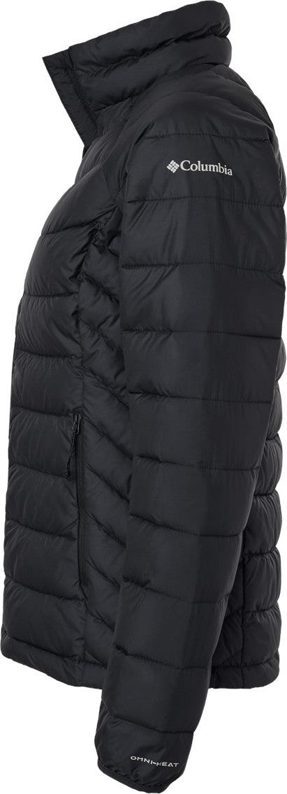 Left View of Black Women's Powder Lite™ II Full Zip Jacket - 212490