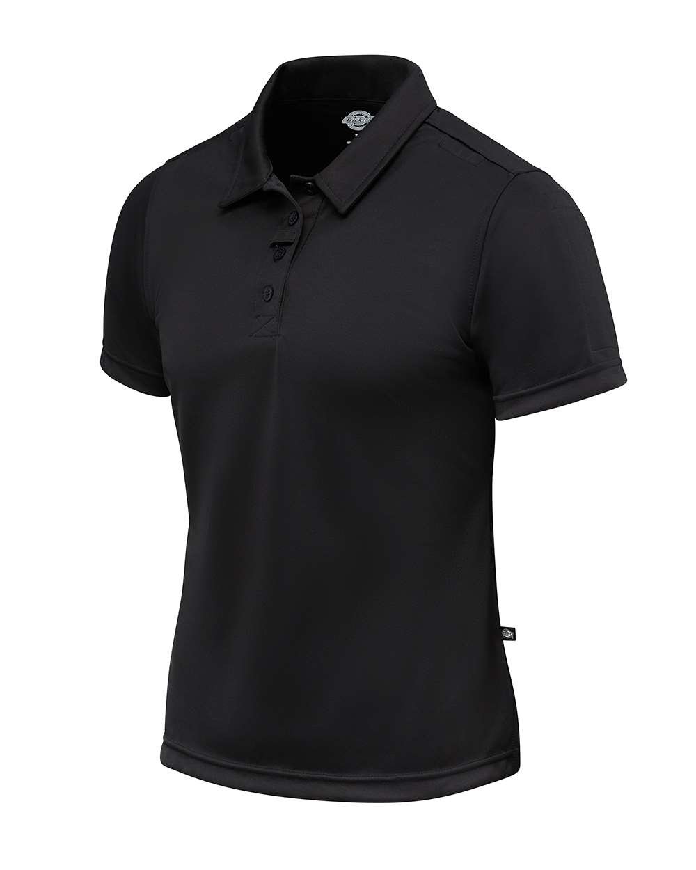 Left View of Black Women's Tactical Polo - FS92
