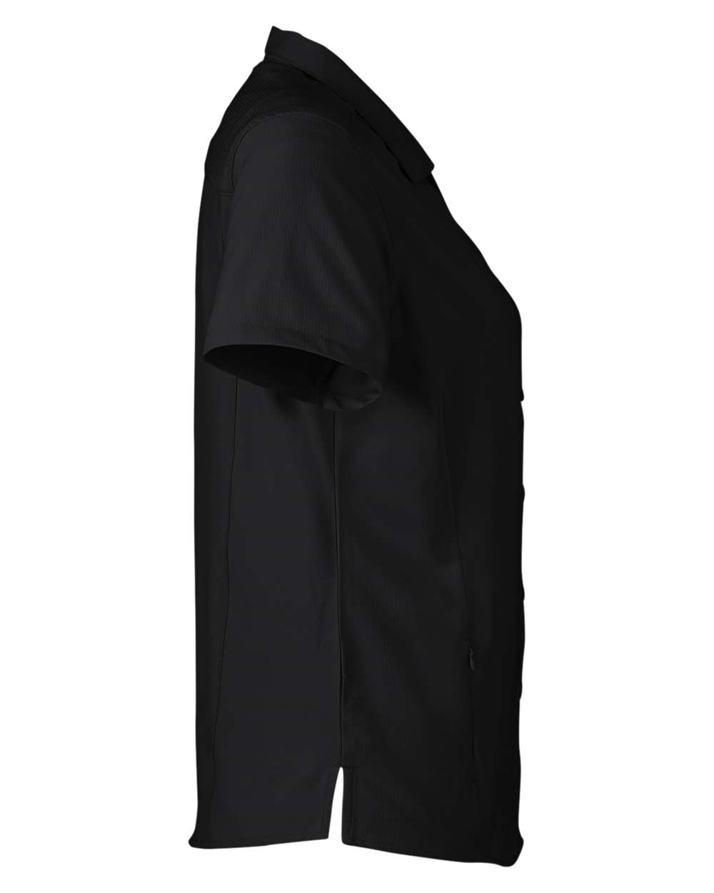 Left View of Black Women's Ultra UVP® Marina Shirt - CE510W